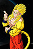 SSj6 Gohan giving a thumbs up gesture.